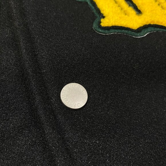 Off-White Black And White Baseball Jacket - Picture 4 of 10